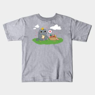 Kawaii Picnic Kids T-Shirt